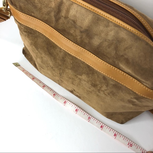 Vintage Mark Cross Brown Suede Handbag - Picture 10 of 13